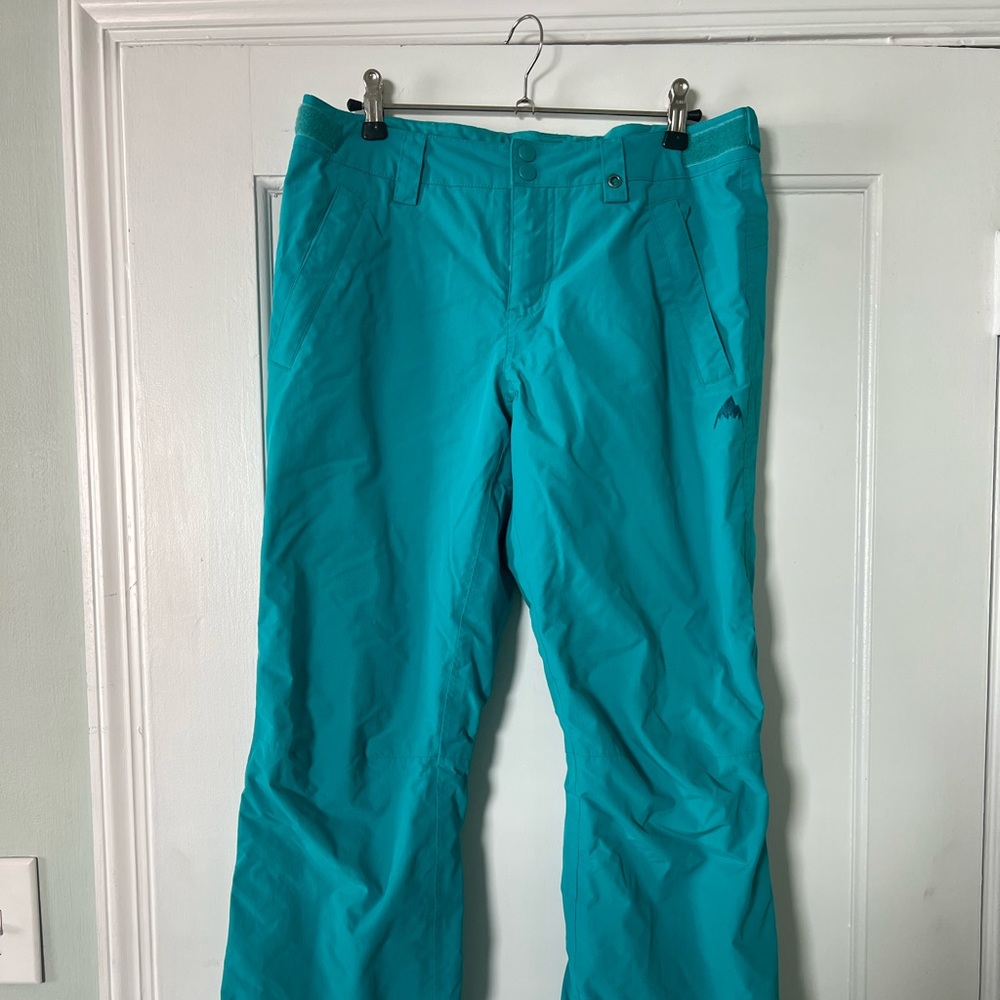 Girls Size 18 Burton Teal Snow Pants (fits like Women’s 2/4)